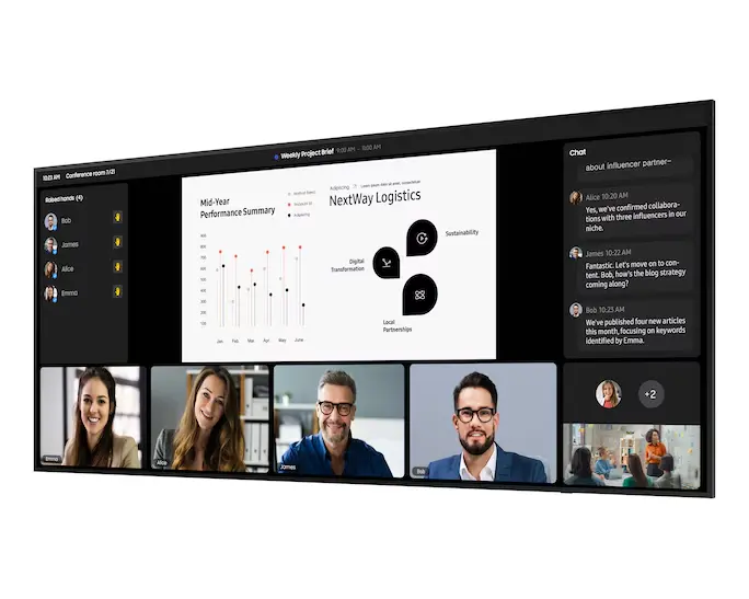 Samsung QPDX-5K 105 Inch display connectivity ports